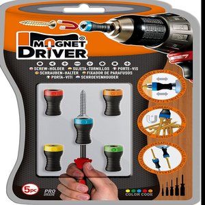 Magnet Driver Screw-Holder Attachments